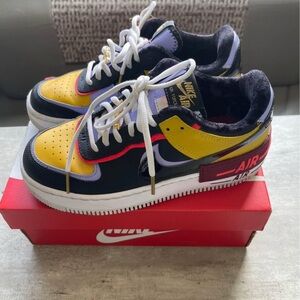 Nike colorful air forces.